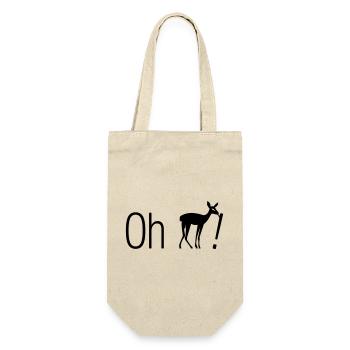 Oh dear DEER - Gift Bag for Bottles - nature - Front
