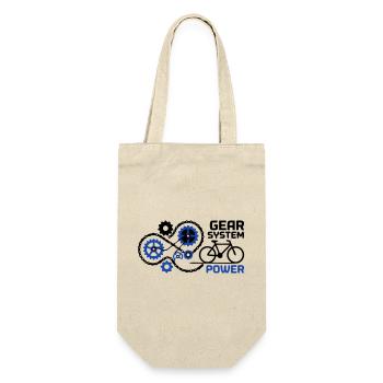 Awesome Gear System Bike Nerd - Gift Bag for Bottles - nature - Front