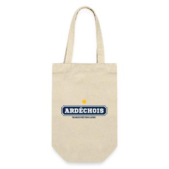 Ardechois Toujours Pret Pour L Apero T-Shirt Ca... - Sac à bouteille - nature - Devant