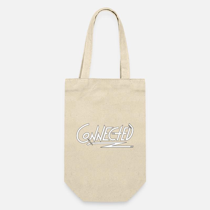 Connected_white_simple - Gift Bag for Bottles - nature