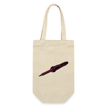 Soldering Iron FPV Drone Hobbyist Electronics - Gift Bag for Bottles - nature - Front