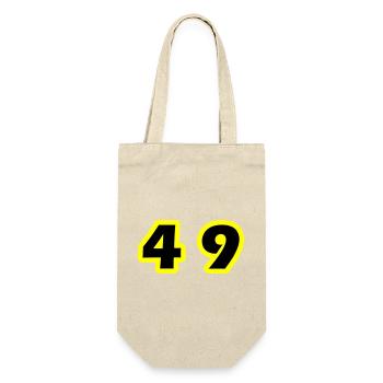 Symbole du chiffre 49 - Sac à bouteille - nature - Devant