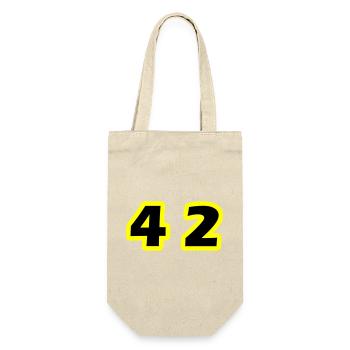 42 Number Symbol - Gift Bag for Bottles - nature - Front
