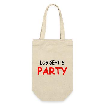 Party - Geschenkbeutel für Flaschen - Natur - Vorne