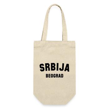 BEOGRAD Belgrad Belgrade Serbien Serbia - Geschenkbeutel für Flaschen - Natur - Vorne