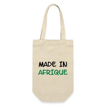 Made in AFRICA! - Gift Bag for Bottles - nature - Front