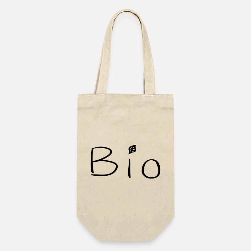 Organic - Gift Bag for Bottles - nature