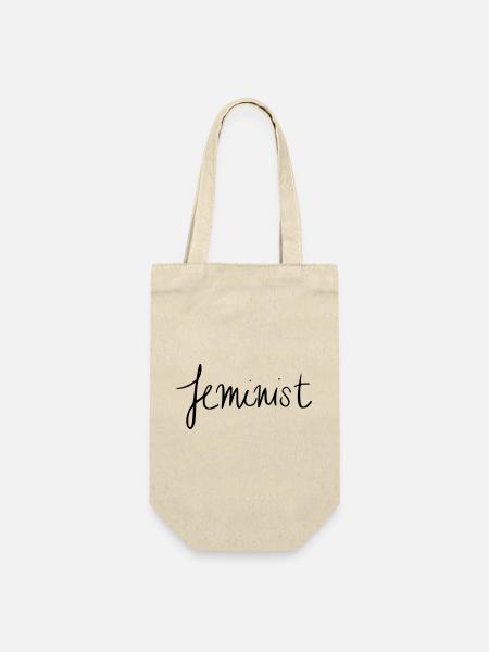 feminist - Gift Bag for Bottles - nature