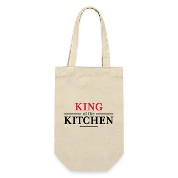 King of the Kitchen - Gift Bag for Bottles - nature - Front