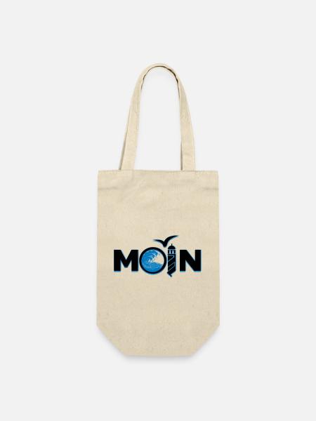 Moin Norddeutsch - Geschenkbeutel für Flaschen - Natur