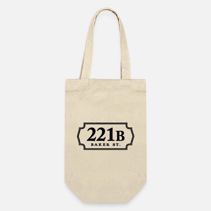 221b Bäcker st - Geschenkbeutel für Flaschen - Natur