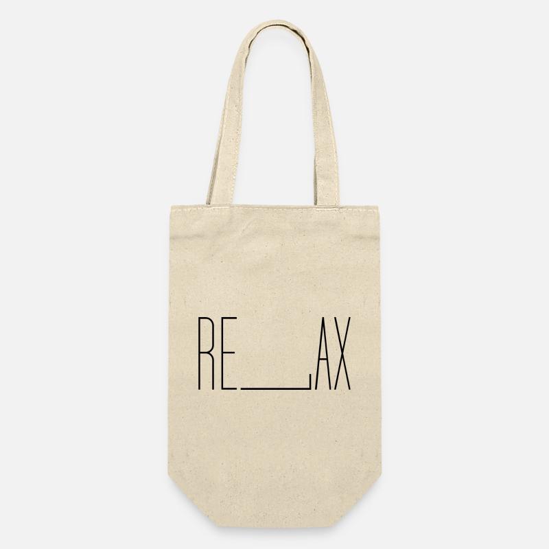 Relax - Geschenkbeutel für Flaschen - Natur