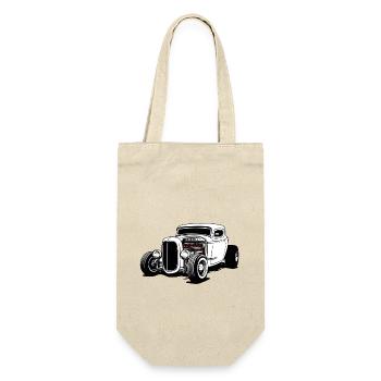 Hot Rod / Voiture / Véhicule / Automobile / Moteur - Sac à bouteille - nature - Devant