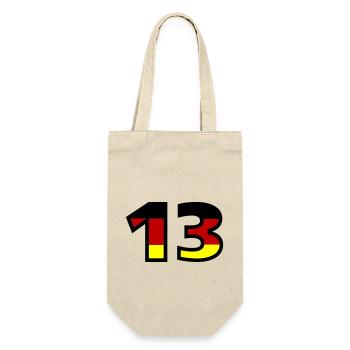 13 Number Germany Jersey - Gift Bag for Bottles - nature - Front