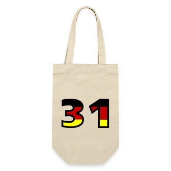 31 Numéro Allemagne Jersey - Sac à bouteille - nature - Devant