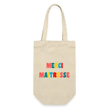 MAÎTRESSE. MERCI. MERCI MAÎTRESSE - Sac à bouteille - nature - Devant
