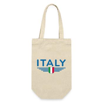Rom Italien Fan Design T Shirt Outfit - Geschenkbeutel für Flaschen - Natur - Vorne