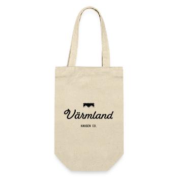 Värmland schwarz - Geschenkbeutel für Flaschen - Natur - Vorne
