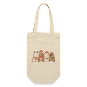 Phoques et morses Enfants Garçons Filles Noël - Sac à bouteille - nature - Devant