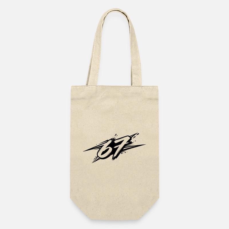 67 / Six Seven - Gift Bag for Bottles - nature
