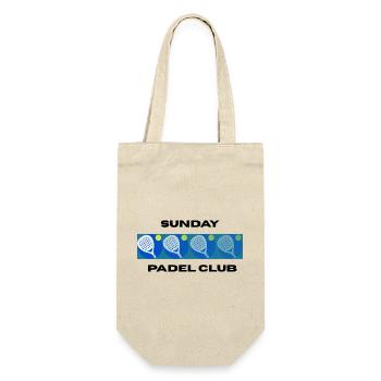 Sunday Padel Club - Gift Bag for Bottles - nature - Front