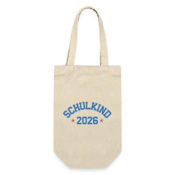 School Child 2026 School Enrollment College Leotard - Gift Bag for Bottles - nature - Front
