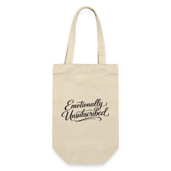 Sarcasme déconnecté émotionnellement Femmes drôles - Sac à bouteille - nature - Devant
