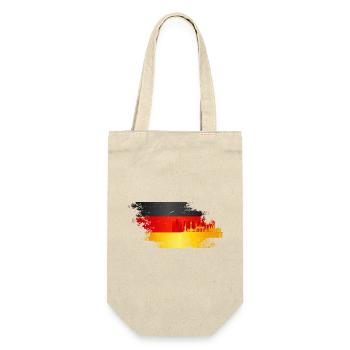 Drapeau des fans allemands - Sac à bouteille - nature - Devant