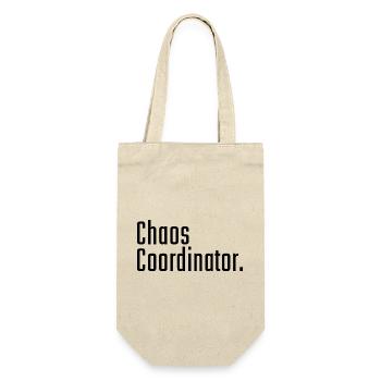 Coordinateur du Chaos - Typographie Diction - Sac à bouteille - nature - Devant