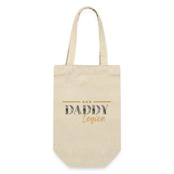 Daddy Legion - Geschenkbeutel für Flaschen - Natur - Vorne
