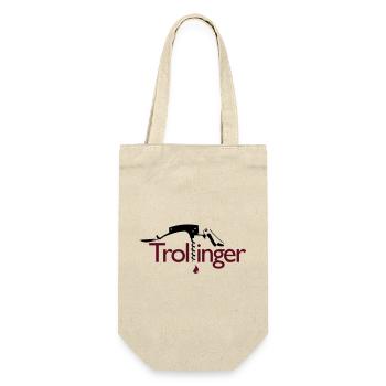 Trollinger - Geschenkbeutel für Flaschen - Natur - Vorne