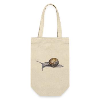 Snails Watercolor Illustration - Gift Bag for Bottles - nature - Front