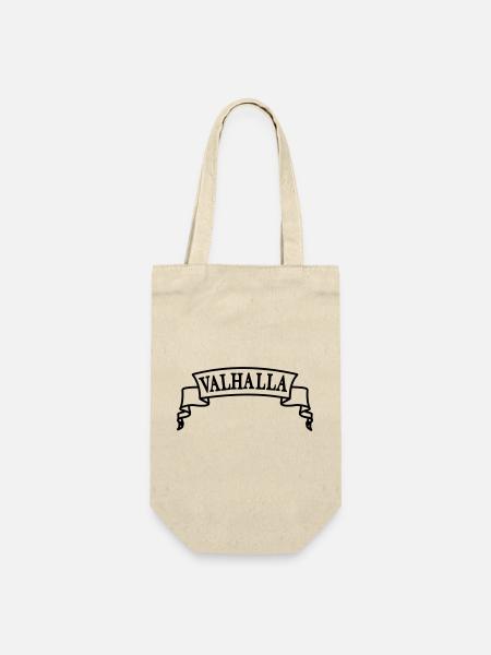 Walhalla im Banner - Geschenkbeutel für Flaschen - Natur