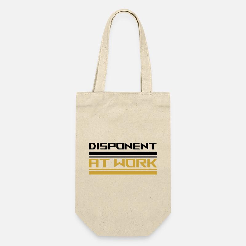 Disponent at work black - Gift Bag for Bottles - nature