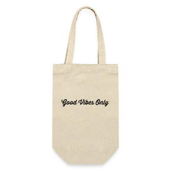 Good Vibes Only - Gift Bag for Bottles - nature - Front