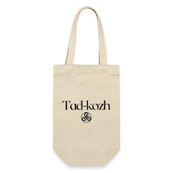 Tad-kozh Triskell Fête Grand-père Breton - Sac à bouteille - nature - Devant