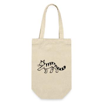 Cartoon Kitten - Gift Bag for Bottles - nature - Front