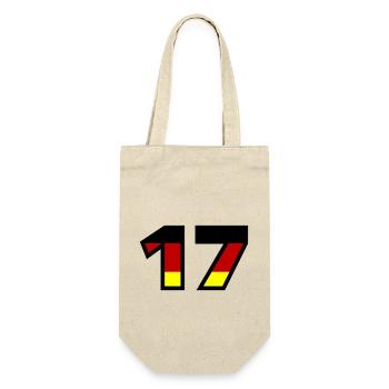 17 Number Germany Jersey - Gift Bag for Bottles - nature - Front