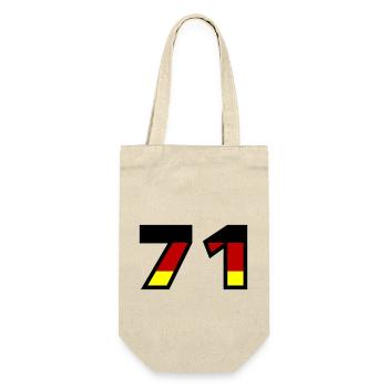71 Numéro Allemagne Jersey - Sac à bouteille - nature - Devant