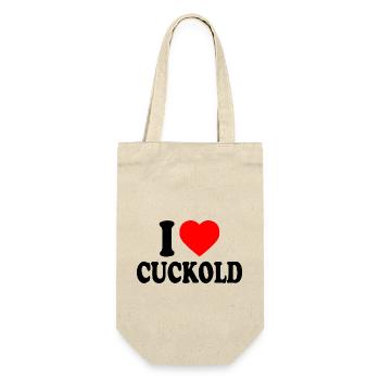 I love cuckold - Sac à bouteille - nature - Devant