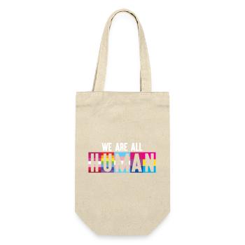 LGBT Pride Month - We Are All Human - Gift Bag for Bottles - nature - Front
