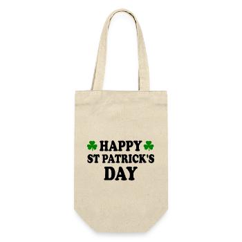 happy st patrick's day - Gift Bag for Bottles - nature - Front