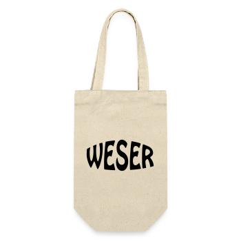 WESER - Geschenkbeutel für Flaschen - Natur - Vorne