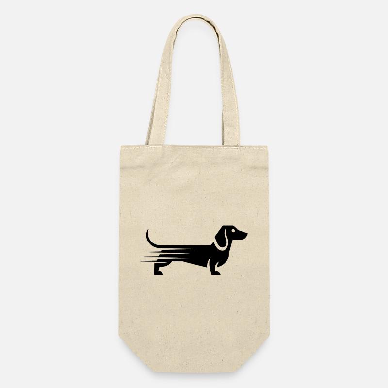 Teckel - Cool Pet Logo - Sac à bouteille - nature