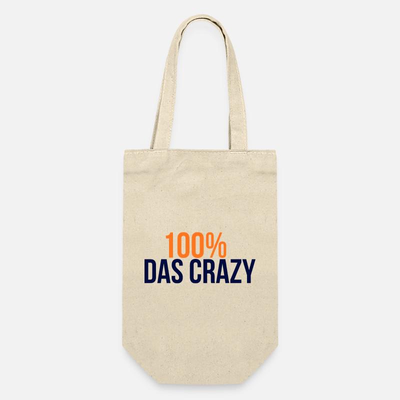 GIUDAN Jugendwort 25 Collection - 100% das Crazy - Geschenkbeutel für Flaschen - Natur