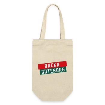 Backa Göteborg Diagonaltext - Sac à bouteille - nature - Devant