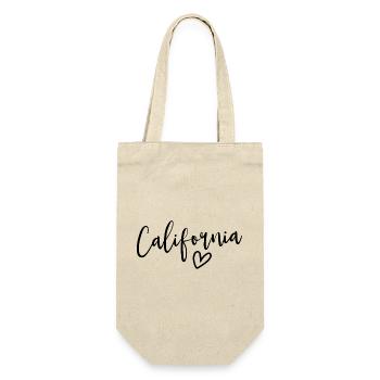 California Heart Women's Love California - Gift Bag for Bottles - nature - Front