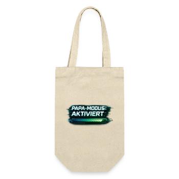 Mode Papa activé – Cadeau pour Papa - Sac à bouteille - nature - Devant
