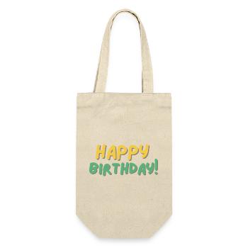 Bon anniversaire - Sac à bouteille - nature - Devant