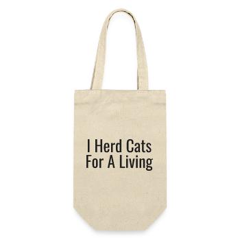 Project Manager - Gift Bag for Bottles - nature - Front